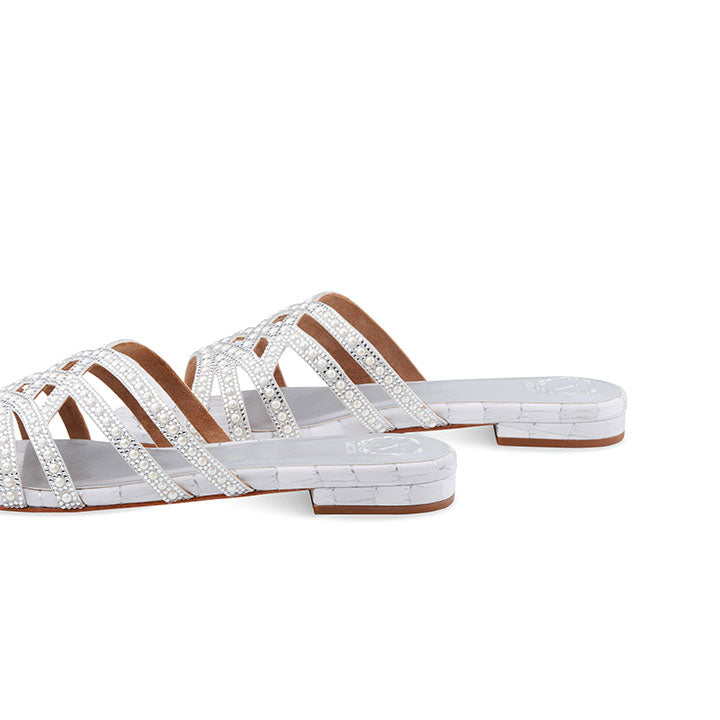 Martedi Flat Sandal #color_silver