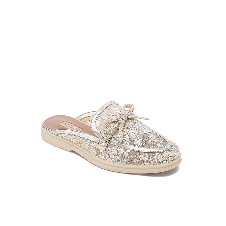 Marvia Flat Sandal #color_gold
