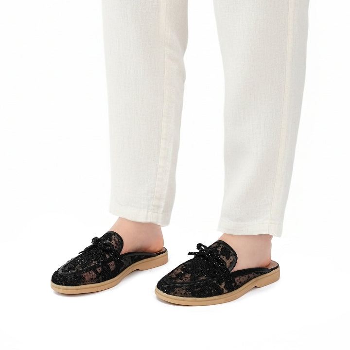 Marvia Flat Sandal #color_black