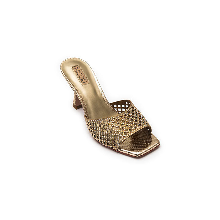 Mellon  Mule Sandal #color_gold