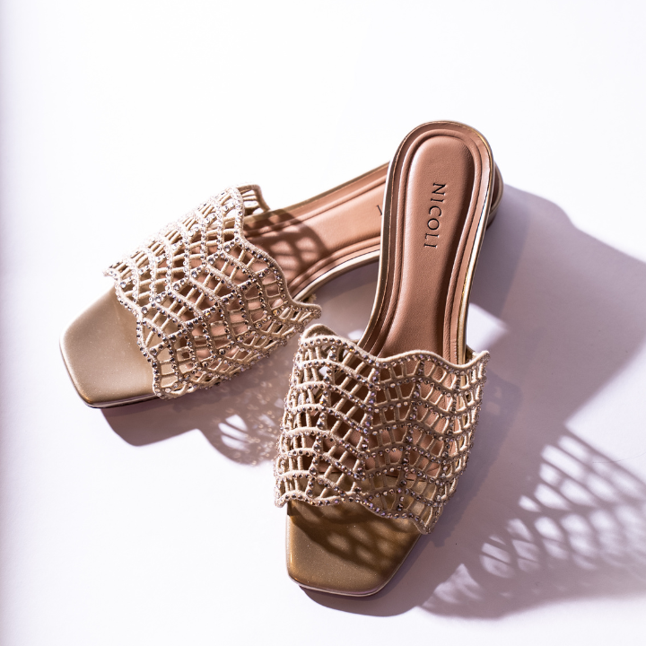 Mariano Flat Sandal #color_gold