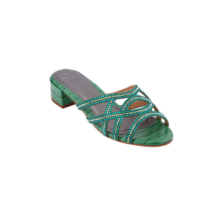 Miuccia  Box Heel #color_green