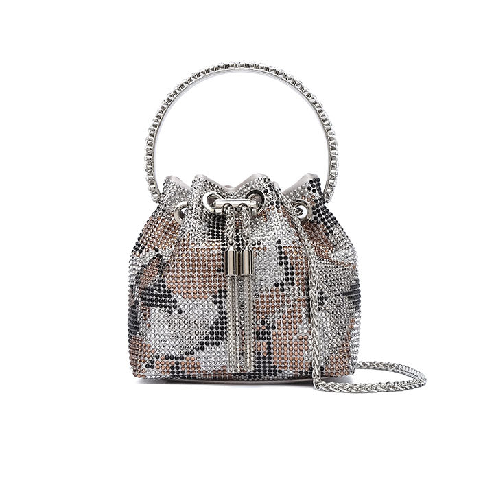 Nazura Bucket Bag #color_silver