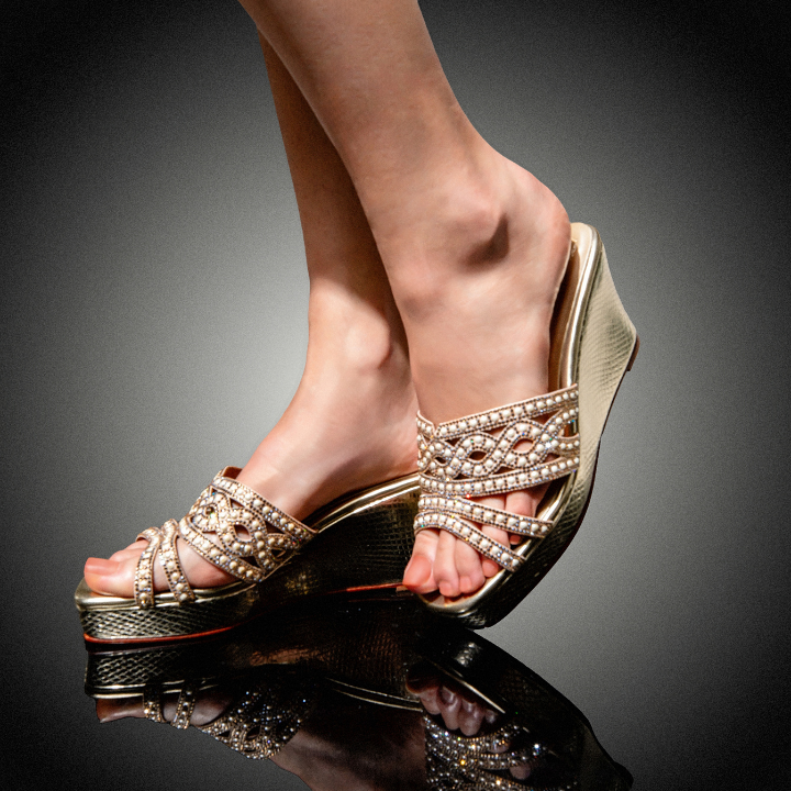 Lizbeth Luxury Platforms #color_gold