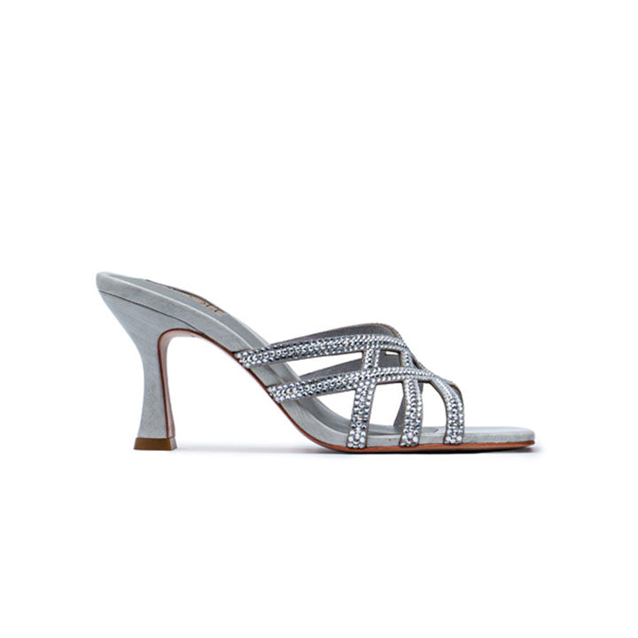 Ozzie Luxury Mule #color_silver