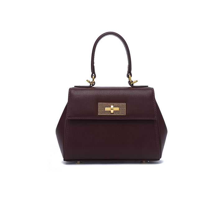 Qamar Evening Bag #color_maroon