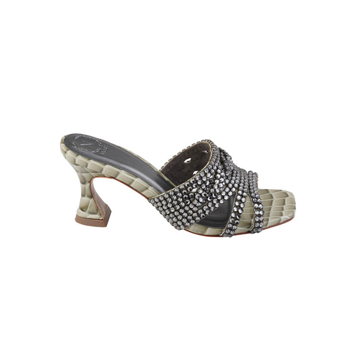 Queency Luxury Embellished Vintage Heel 