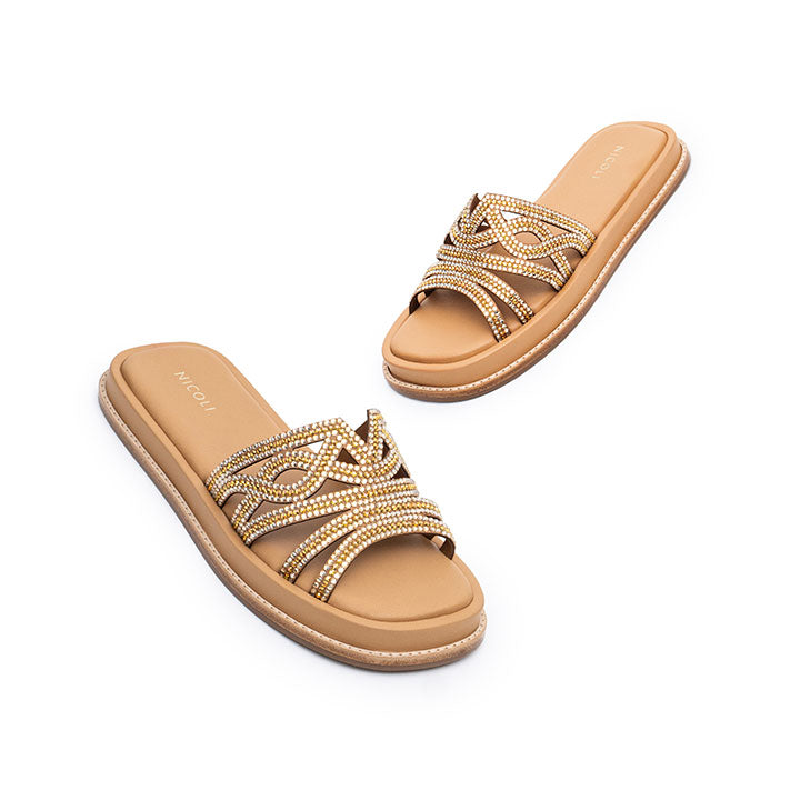 Quidel Flat Sandal #color_beige