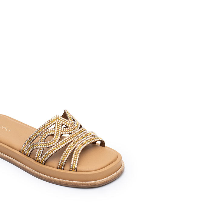Quidel Flat Sandal #color_beige