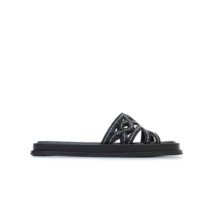 Quidel Flat Sandal #color_black
