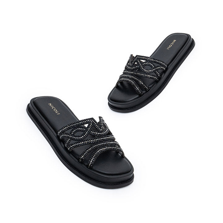 Quidel Flat Sandal #color_black