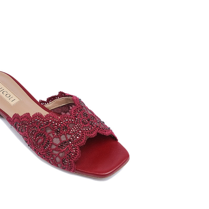 Quirin Nicoli Luxury Embellished #color_maroon