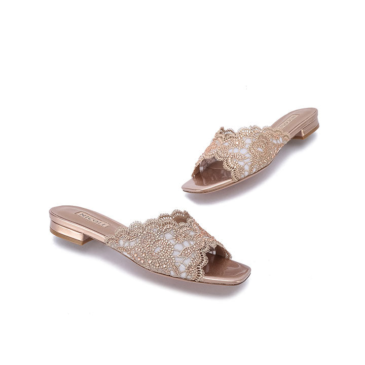 Quirin Nicoli Luxury Embellished #color_peach patent