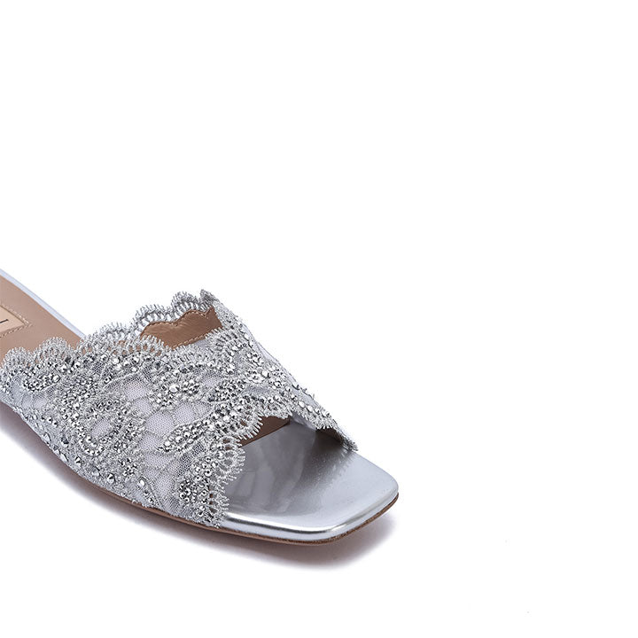 Quirin Nicoli Luxury Embellished #color_silver patent