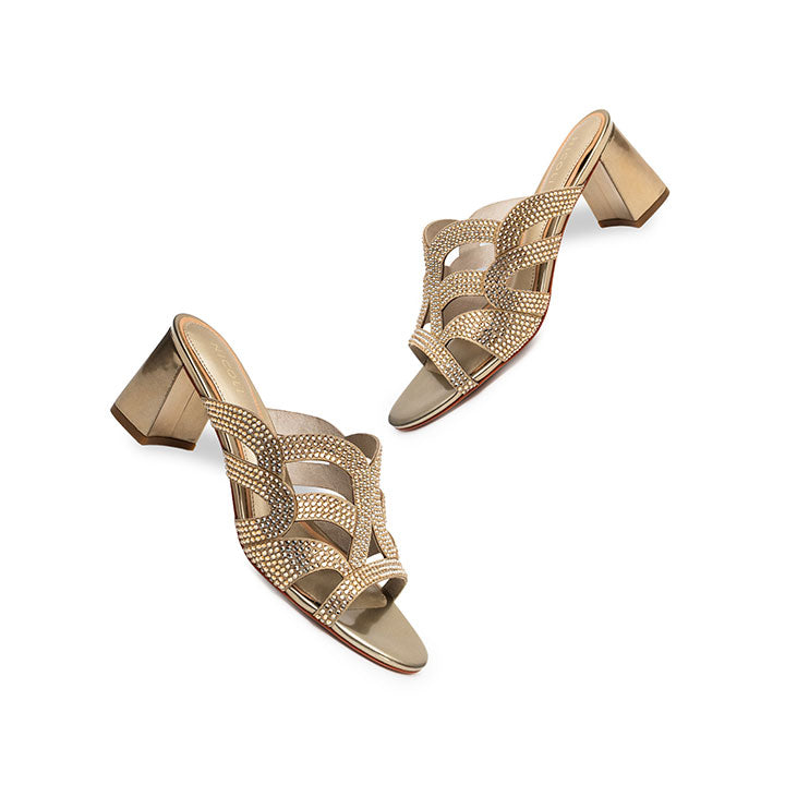 Rania Box Heel #color_gold