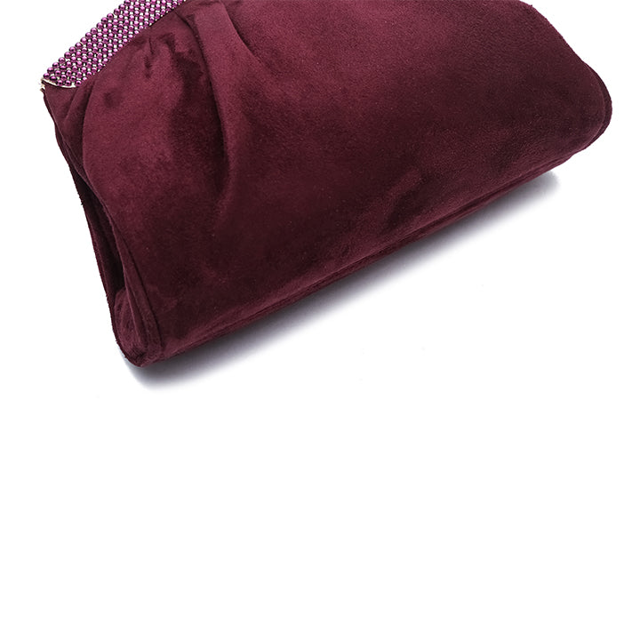 Ranya Evening Bag #color_maroon