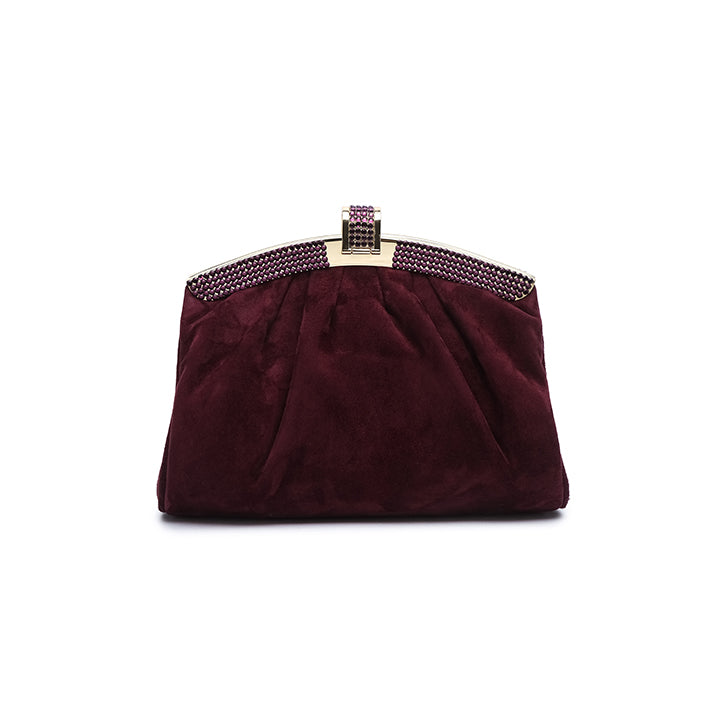 Ranya Evening Bag #color_maroon