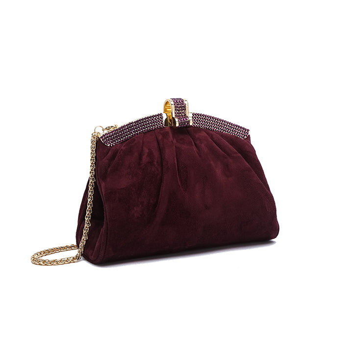 Ranya Evening Bag #color_maroon