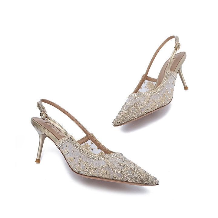 Rebekah Nicoli Luxury Embellished #color_gold patent