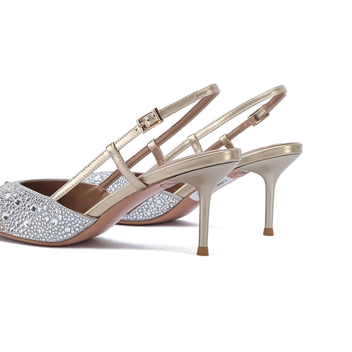 Riviera Pump #color_gold patent