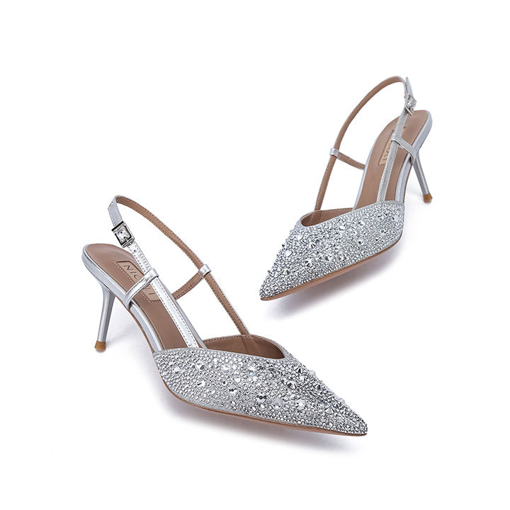 Riviera Pump #color_silver patent