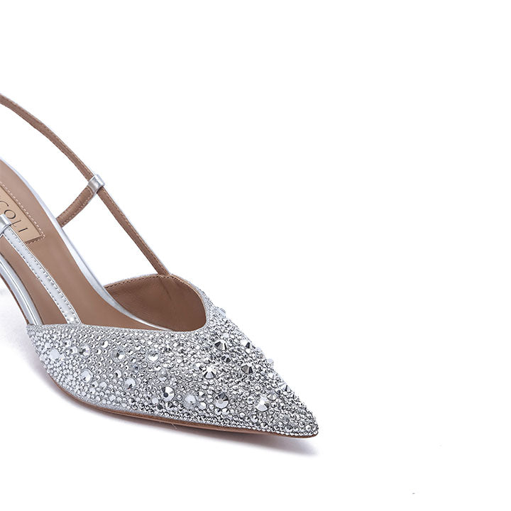 Riviera Pump #color_silver patent