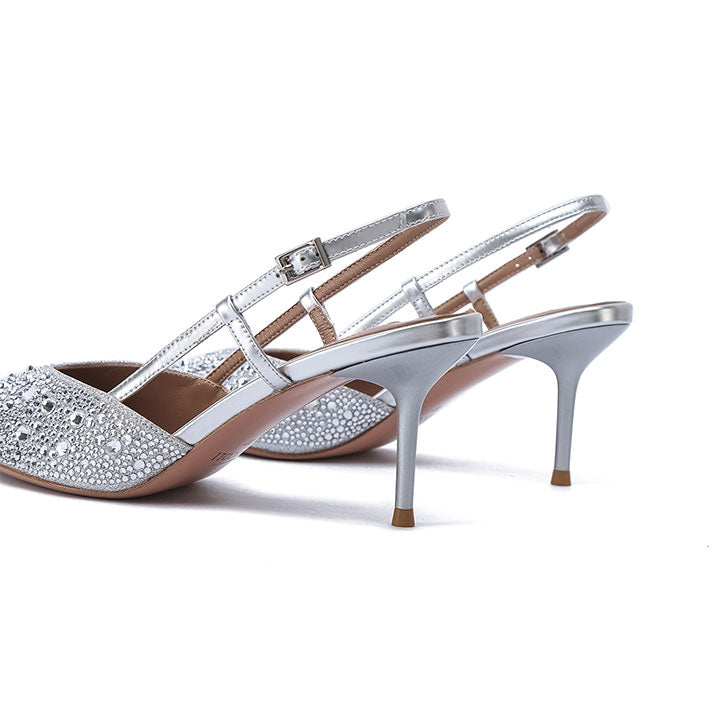 Riviera Pump #color_silver patent