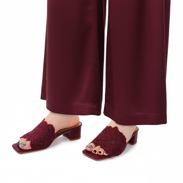 Roselle Box Heel #color_maroon