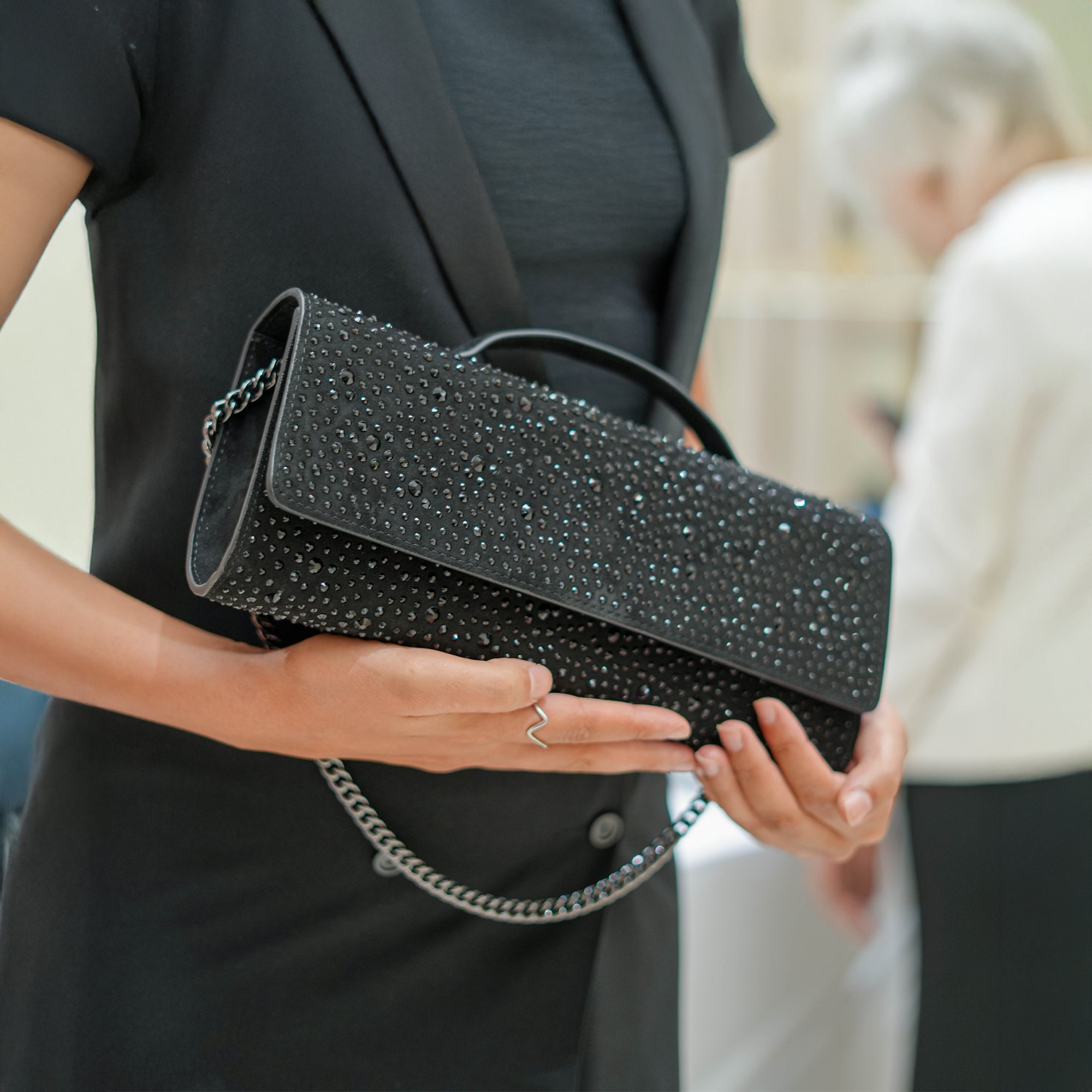 Rabwa Evening Bag #color_grey