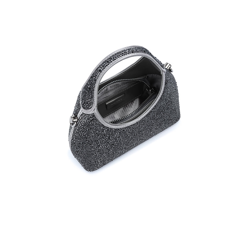 Shimmera Evening Bag #color_gunmetal