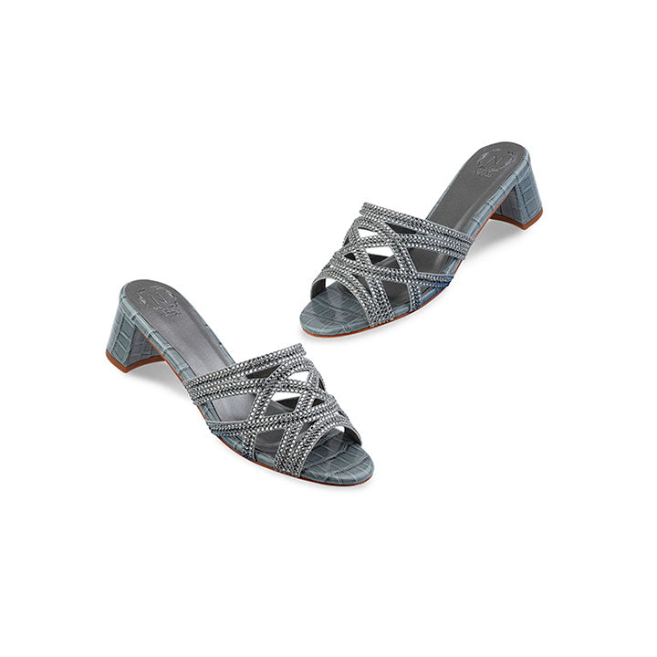 Sibyl Luxury Mule #color_l grey