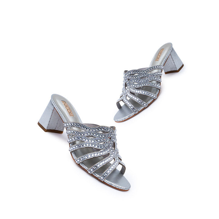Sirocco Luxury Block Heel #color_silver