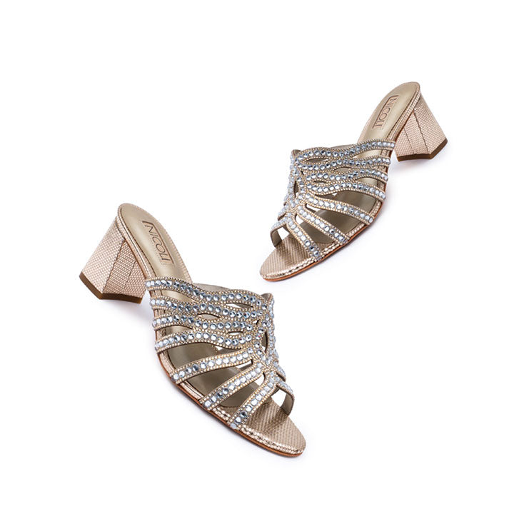 Sirocco Luxury Block Heel #color_gold