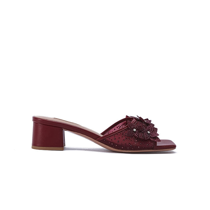 Sorrel Luxury Mule #color_maroon