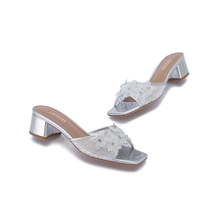 Sorrel Luxury Mule #color_silver patent