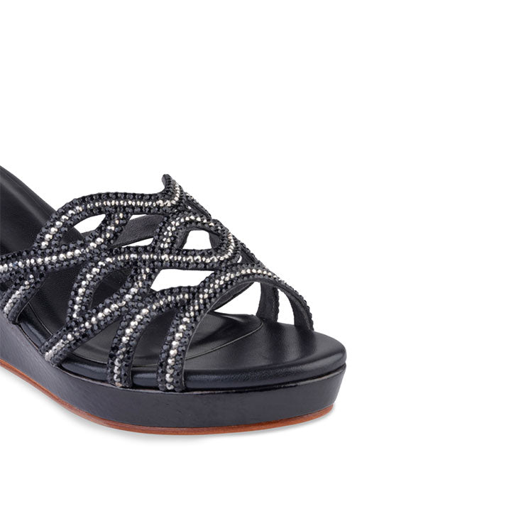 Stina Luxury Wedges #color_black