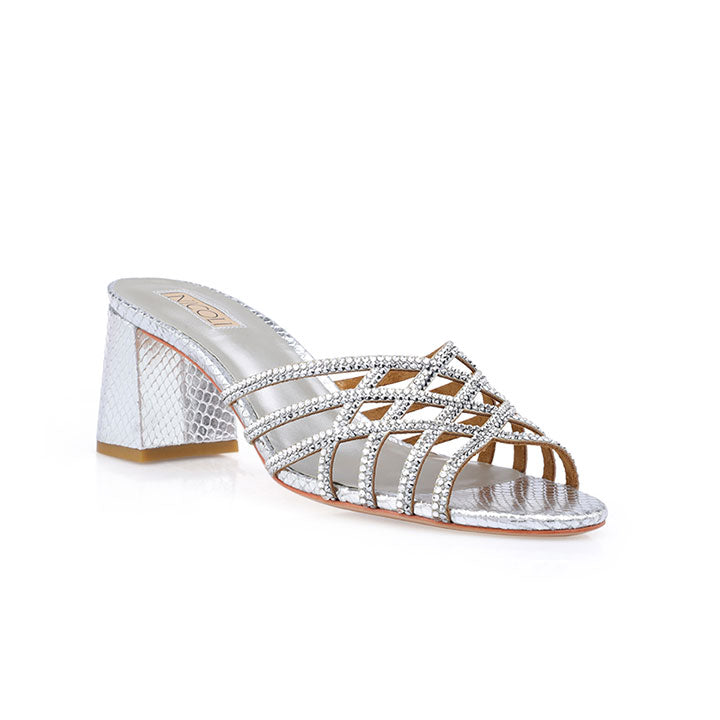 Sutton Luxury Mule #color_silver