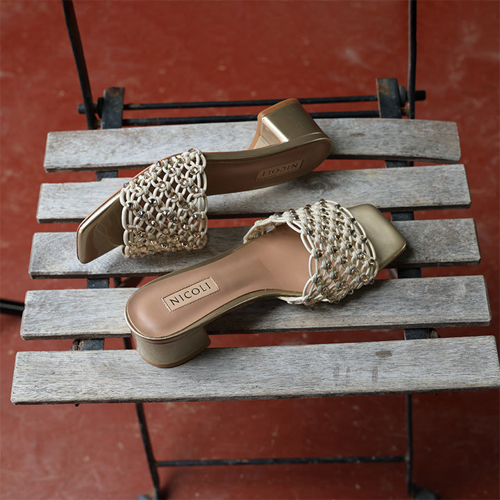 Serin Box Heel #color_gold