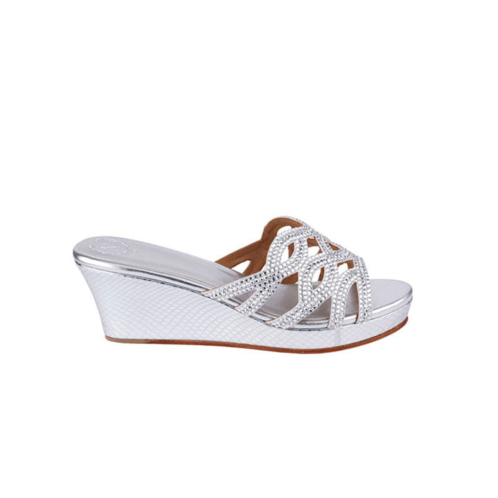 Stina Luxury Wedges #color_silver