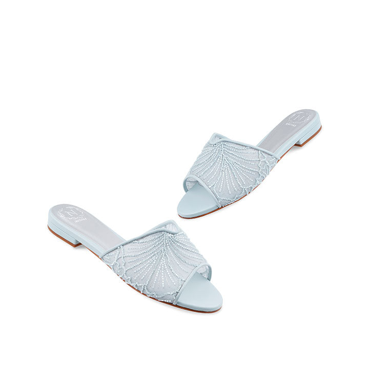 Tia Flat Sandal #color_sky blue