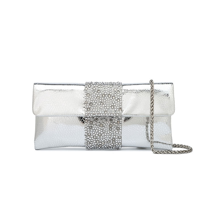 Tullio Clutch #color_silver