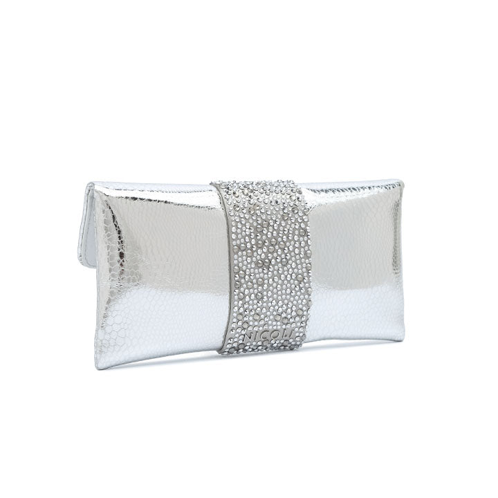 Tullio Clutch #color_silver