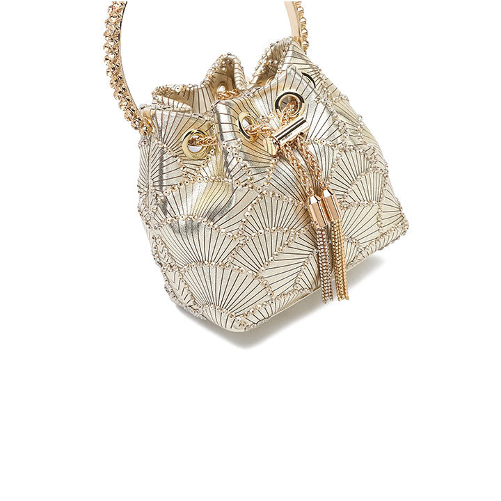 Valencia Bucket Bag #color_gold