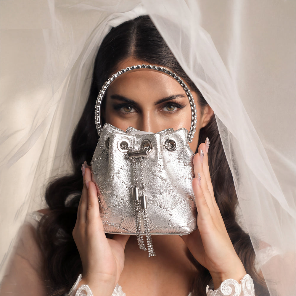 Valencia Bucket Bag #color_silver