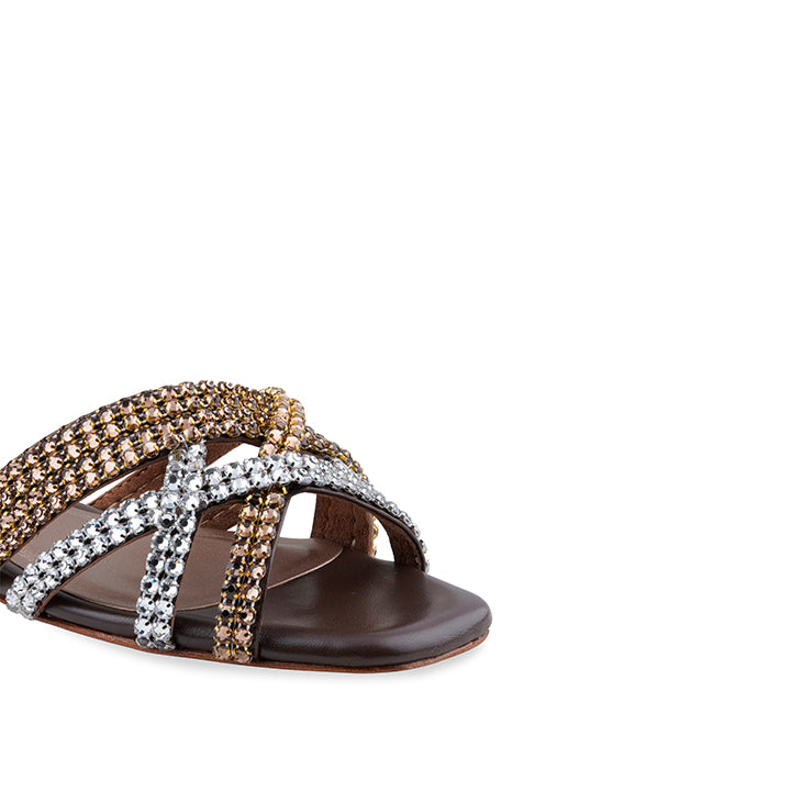 Yasiel Flat Sandal #color_brown