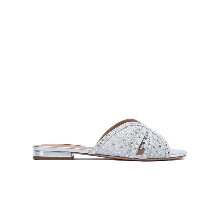Zabini Flat Sandal #color_silver