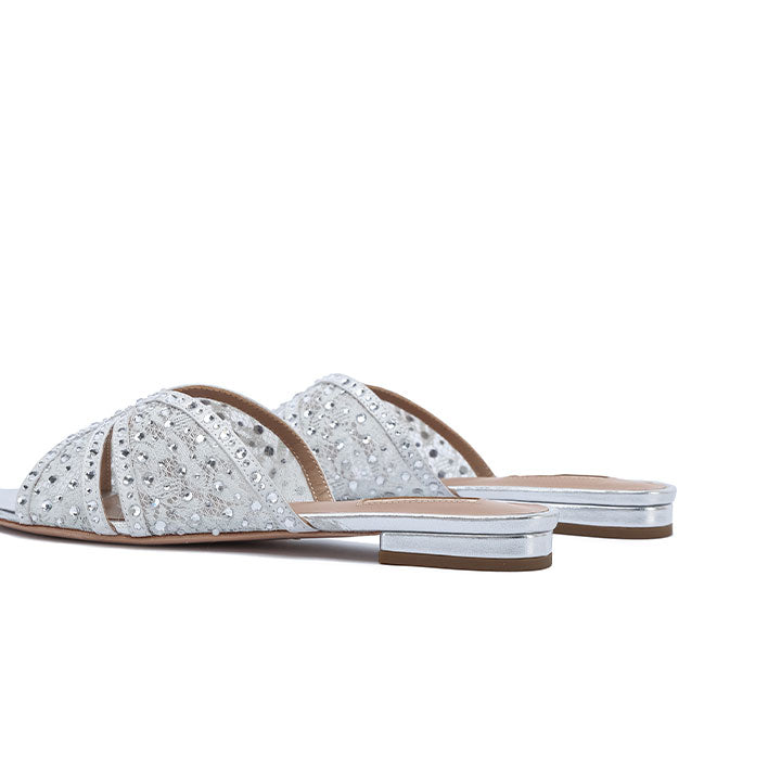 Zabini Flat Sandal #color_silver