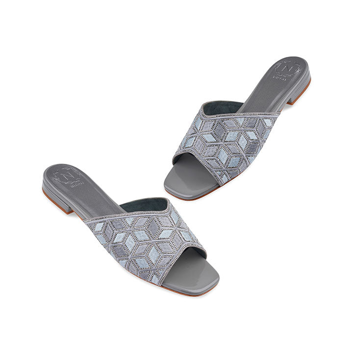 Zafira Flat Sandal #color_grey