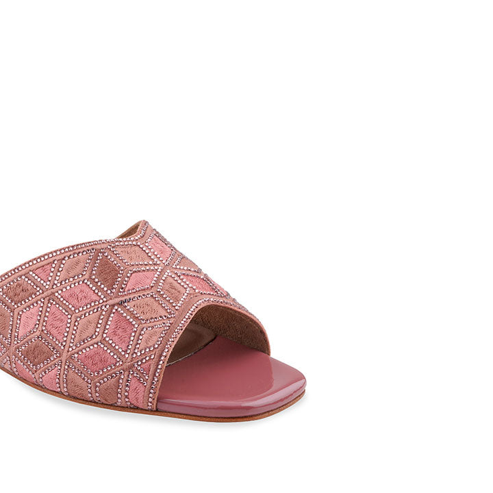 Zafira Flat Sandal #color_malva