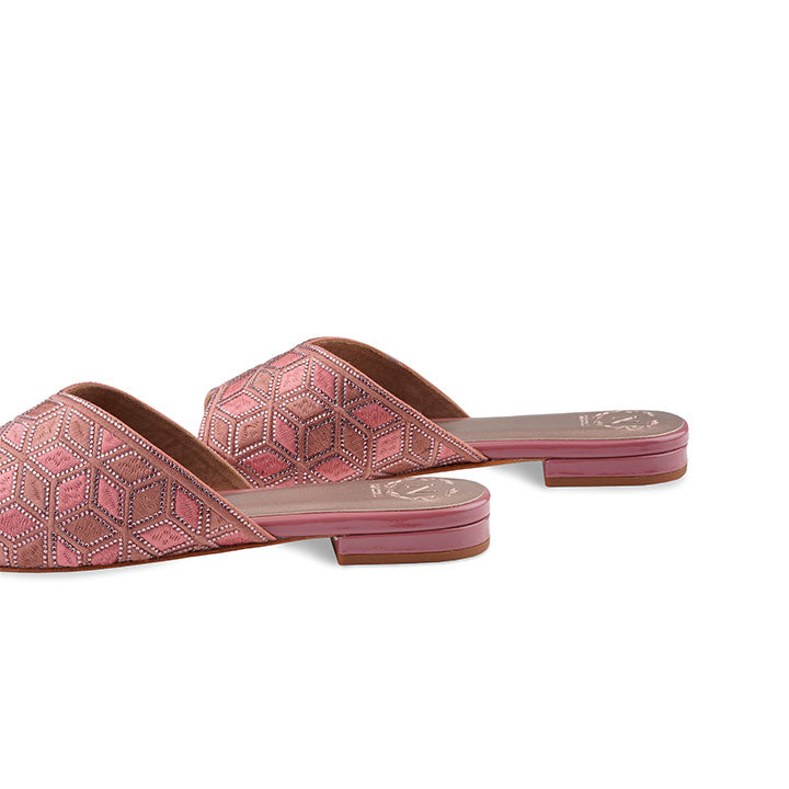 Zafira Flat Sandal #color_malva